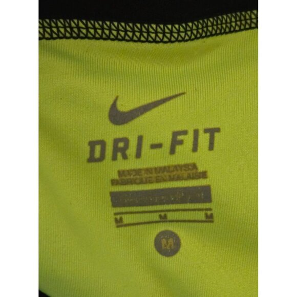 NIKE Dri-FIT 2 in 1 Running Shorts Women's Compression Liner black Yellow size M - Picture 3 of 6